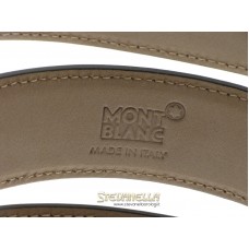 MONTBLANC Meisterstuck Selection cintura saffiano tortora referenza 109752 new
